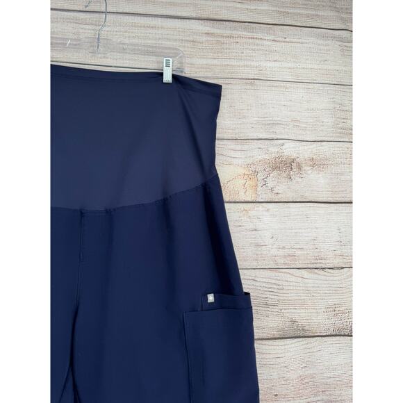 Figs Maternity Technical Scrub Pants Womens XXL/P Navy Blue PO# 2471 - Picture 4 of 10